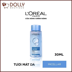 Nước Tẩy Trang Tươi Mát L'Oreal Paris 3-in-1 Micellar Water 30ml