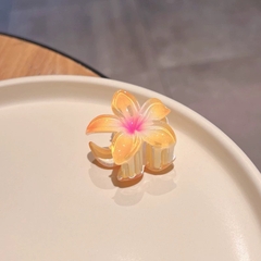 Kẹp Hoa Sứ Nhí Ombre - Hồng Cam- Có Sẵn Tại Quy Nhơn