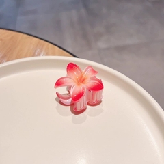 Kẹp Hoa Sứ Nhí Ombre - Cam Đỏ - Có Sẵn Tại Quy Nhơn