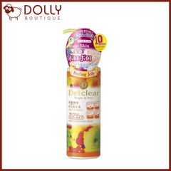 Tẩy Da Chết Mặt Dạng Gel Meishoku Hương Hoa Quả Detclear Bright and Peel Facial Peeling Gel Mix Fruit 180ml