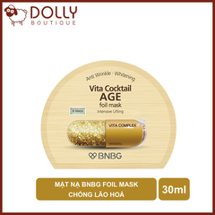 Mặt Nạ Chống Lão Hóa BNBG Vita Cocktail AGE Foil Mask 30ml