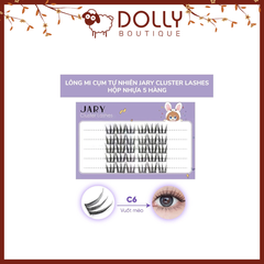 Lông Mi Giả Cụm Tự Nhiên Jary Cluster Lashes Hộp Nhựa 5 hàng
