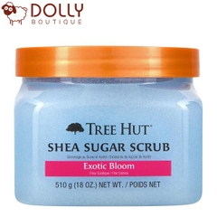 Tẩy Da Chết Cơ Thể Tree Hut Shea Sugar Scrub - Exotic Bloom, 510g