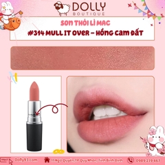 Son Thỏi Lì MAC Powder Kiss Lipstick 314 Mull It Over 3g - Màu Hồng Nude