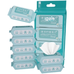 Khăn Ướt Super Mini Baby Wipes Tiện Lợi Dễ Thương Bacteriosrat+