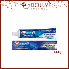 Kem đánh răng Crest 3D White Advanced Whitening 147g (Xanh)