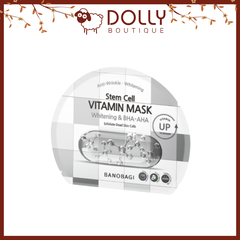 Mặt Nạ Giấy Banobagi Stem Cell Vitamin Mask Whitening & BHA-AHA 30gr