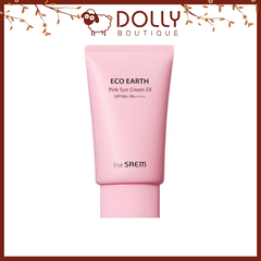 Kem Chống Nắng The Saem Eco Earth Power Pink Sun Cream Spf50 Pa++++ 50ml