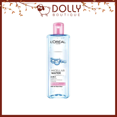 Tẩy Trang L'Oreal Paris Skincare Make Up Remover Micellar Sensitive Skin Dưỡng Ẩm 400ml