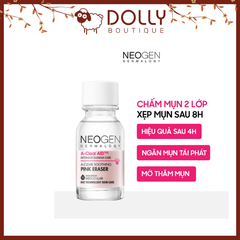 Chấm Mụn 2 Lớp Neogen Dermalogy Giảm Sưng Viêm Mụn  A-Clear AID Soothing Pink Eraser 15ml 0727