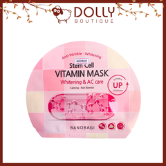 Mặt Nạ Giấy Banobagi Stem Cell Vitamin Mask Whitening & AC Care 30g