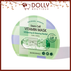 Mặt Nạ Giấy Banobagi Stem Cell Vitamin Mask Whitening & Relaxing 30g