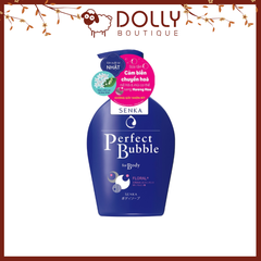 Sữa Tắm Dưỡng Ẩm Senka Perfect Bubble For Body Floral Plus Hương Linh Lan & Hoa Nhài 500ml