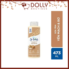 Sữa Tắm St.Ives Yến Mạch & Bơ Hạt Mỡ Dưỡng Ẩm Da 473ml