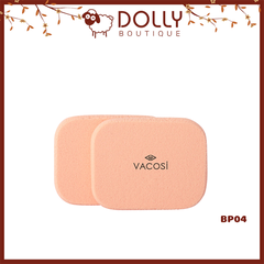 Bông Phấn Ướt Vacosi Vuông Nhỏ BP04 ( 2 cái)