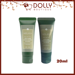 Bộ Gội Xả Gừng Hà Thủ Ô Weilaiya Zingiber Officinale Juice Bright Hair Shampoo & Repairment Hair Conditioner Natural Ginger Extract - 20ml*2
