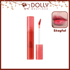 Son Tint Bóng 3CE Syrup Layering Tint #Stayful (Màu Đỏ Cam) - 4.7ml