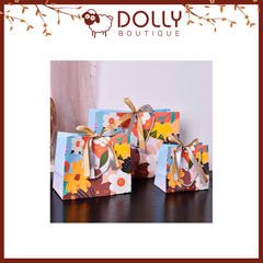 Túi Giấy Đựng Quà For You Hoa Cam Trắng Có Ruy Băng Nơ - Size lớn 36*25*12cm