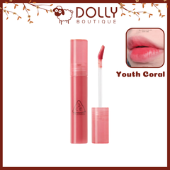 Son Tint Bóng 3CE Syrup Layering Tint #Youth Coral 4.7ml