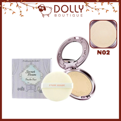 Phấn Phủ Etude House Secret Beam Powder Pact #N02 Light Pearl Beige (Tone Sáng)