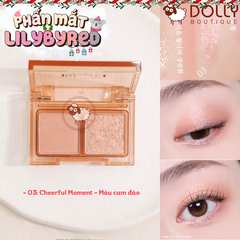 Bảng Phấn Mắt 2 Ô Siêu Xinh, Bền Màu Lilybyred Little Bitty Moment Shadow #03 Cheerful - 1,6g