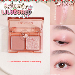 Bảng Phấn Mắt 2 Ô Siêu Xinh, Bền Màu Lilybyred Little Bitty Moment Shadow #01 Romantic - 1.6g