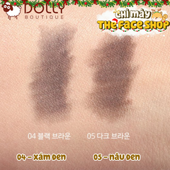 Chì Kẻ Mày The Face Shop Designing Eyebrow #04 Black Brown (Nâu Đen)