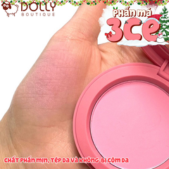 Phấn Má Hồng 3CE Mood Recipe Face Blush #Delectable (Màu Hồng Anh Đào) - 3.5g