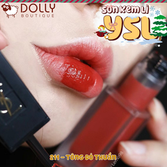 Son Kem Lì YSL Tatouage Couture Velvet Cream 211 Chili Incitement 6ml