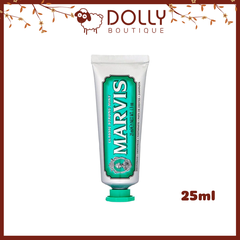 Kem Đánh Răng Marvis Classic Strong Mint Toothpaste 25ml - Làm Sạch Cao Răng