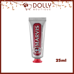 Kem Đánh Răng Marvis Cinnamon Mint 25ml - Hương Quế Khử Mùi