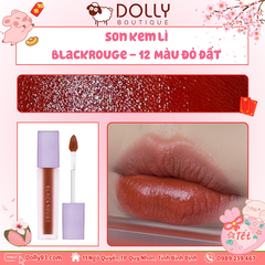 Son Kem Lì Black Rouge Air Fit Velvet Tint  #A12 Dashed Brown (Màu Nâu Gạch Trầm)