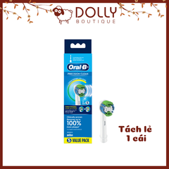 Đầu Bàn Chải Điện Oral-B Precision Clean Replacement Brush Heads (Đầu Tròn - Tách Lẻ 1 Cái)