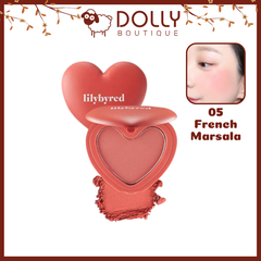 Phấn Má Hồng Lilybyred New Luv Beam Cheek #05 French Marsala (Đỏ Hồng) - 4.7g