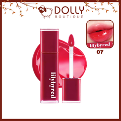 Son Tint Bóng Lilybyred Bloody Liar Coating Tint #07 Daring ( Đỏ Cherry ) - 4g