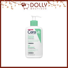 Sữa Rửa Mặt Dành Cho Da Nhạy Cảm Cerave Foaming Cleanser 236ml Bản Pháp [Hàng Nhập Khẩu]
