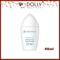 Sữa Chống Nắng Cho Da Nhạy Cảm Senka Perfect UV Gentle Milk SPF50+ PA++++ 40ml