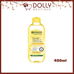 Nước Tẩy Trang làm Sạch Sâu Garnier Micellar Cleansing Water Vitamin C 400ml