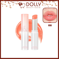 Son Dưỡng Có Màu Romand Glasting Melting Balm #08 Coralia (Cam San Hô)- 3.5g