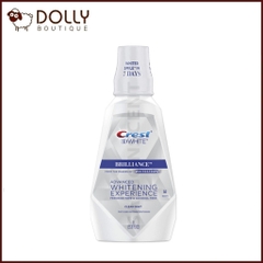 Kem Đánh Răng Crest 3D White Brilliance Whitening Mouthwash, Clean Mint