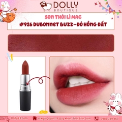 Son Thỏi Lì MAC Powder Kiss Lipstick #926 Dubonnet Buzz (Màu Đỏ Gạch) - 3g