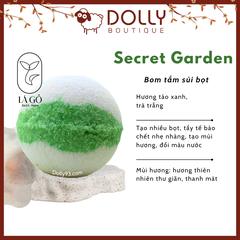 Boom Tắm Tạo Bọt Lá Gỗ Bath Home Bubble Bath Bomb Secret Garden 200g