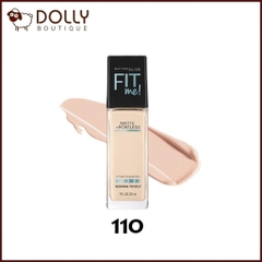 Kem Nền Maybelline Fit Me! Matte + Poreless Foundation 110