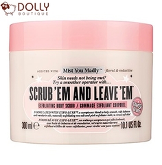 Tẩy Da Chết Toàn Thân Soap & Glory Scrub 'Em & Leave 'Em 300ml