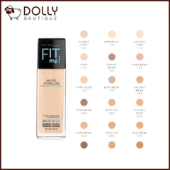 Kem Nền Maybelline Fit Me Matte Poreless Foundation 120