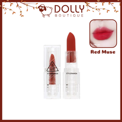 Son Thỏi 3CE Soft Matte Lipstick #Red Muse (Màu Đỏ Hồng)