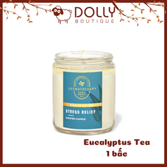 Nến Thơm 1 Bấc Bath & Body Works Eucalyptus Tea Single Wick Candle 198g