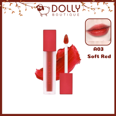 Son Kem Lì Black Rouge Air Fit Velvet Tint #A03 Soft Red ( Màu Đỏ Gạch ) - 4.5g