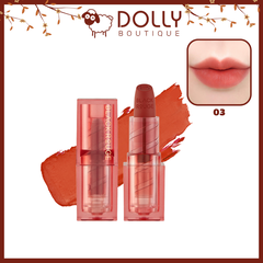 Son Thỏi Black Rouge Wearable Velvet Lipstick WL03 Daffodil Sunset ( Màu Cam Ấm ) - 4.4g