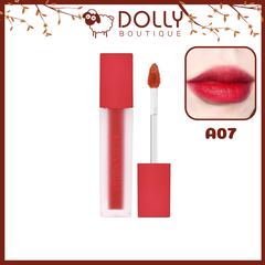 Son Kem Lì Black Rouge Air Fit Velvet Tint #A07 Pure Crimson ( Màu Đỏ Hồng )